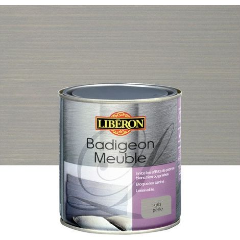 Badigeon Meuble LIBÉRON Gris perle 0,5 L (1/3)