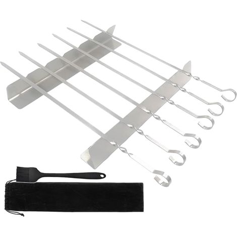 à Dönerspieß Haltéro gril pour barbecue en acier inoxydable (1/5)