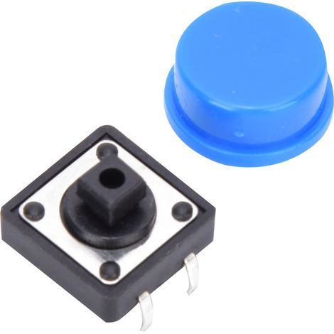 60 paires de micro-interrupteurs à bouton-poussoir tactiles momentanés bleus à 4 broches (1/5)