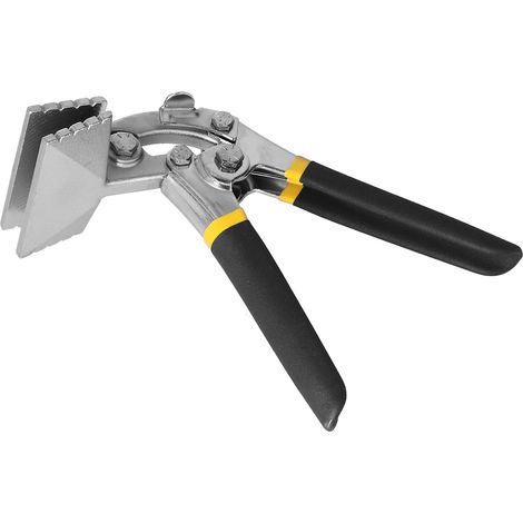 Pince à sertir manuelle multifonction pour tôle métallique, outil de pliage droit, conduit métallique 80 mm, pince coudée (1/5)