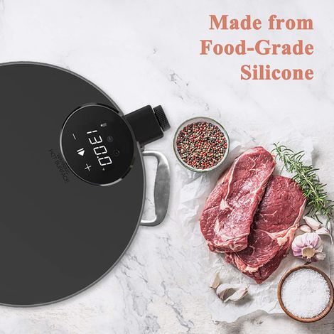 Couvercle sous vide en silicone pour la cuisson sous vide, idéal pour les marmites à bouillon. (1/5)
