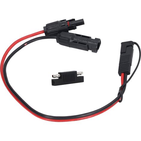 Câble de connexion pour panneau solaire 12AWG en cuivre PVC, adaptateur pour panneau solaire vers SAE pour motos et voitures