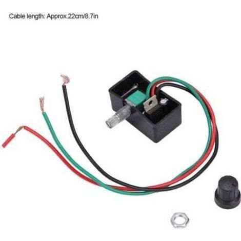 2 Stück elektrische Sprühgeräte-Drehzahlregler 12V Drehzahlreglerschalter Landwirtschaftliches Zubehör (1/5)