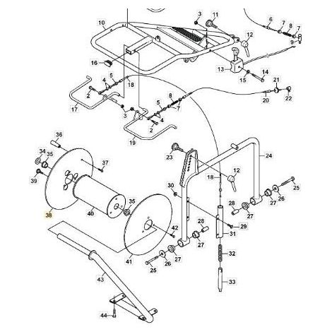 PIASTRA ORIGINALE STIGA - 1126-8072-01