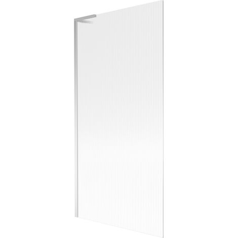 Mexen Next L paroi de baignoire 1-volet 90 x 150 cm, rayures, chrome - 895-090-000-03-09-01 (1/5)