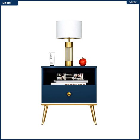 Table de Chevet - H.54 x L.50 x P.34 cm - MARIN (1/5)
