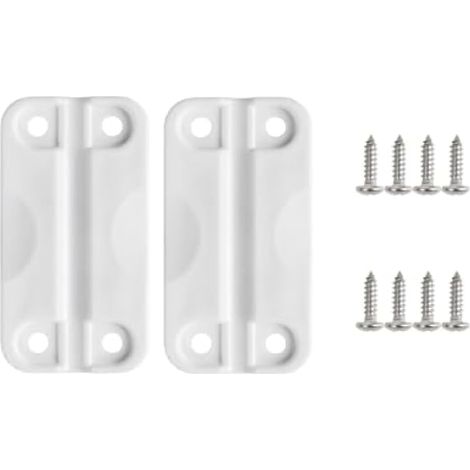 Charnières de rechange pour glacières Igloo (lot de 2) - Compatibles avec les glacières de 25 à 165 litres - Comprend 8 vis en acier inoxydable - Kit de charnières en plastique (1/5)