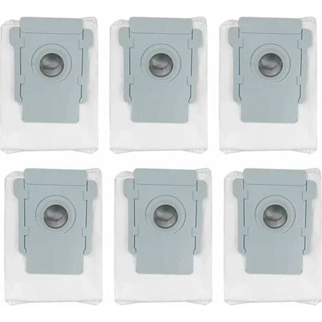 6 Pièces Sacs À Poussière De Rechange Pour Station Aspiration Automatique Robot Aspirateur (1/4)
