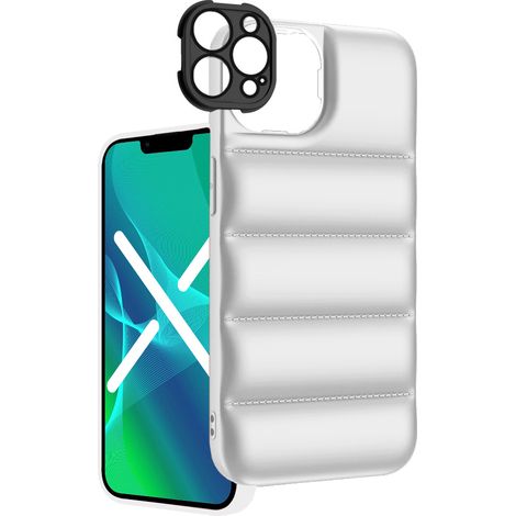 Étui Puffer pour iPhone 12 Pro, blanc (1/3)