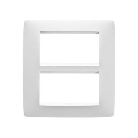 PLAQUE ONE 8P BLANC CRÈME GEWISS GW16108TB (1/2)
