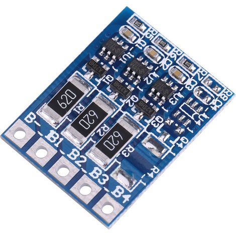 3S BMS Batteriemanagementmodul für 11,1-V- und 12,6-V-Li-Ionen-Akkus – Lade- und Entladeschutz – 18650 LiPo-Akkus