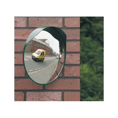 Espejo de salida diámetro 40 cm distancia de visión 5 m gorra antilluvia - Verde