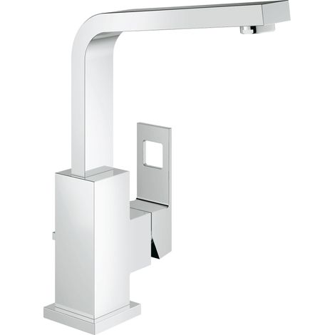 Grohe Eurocube - Miscelatore per lavabo con sistema di scarico, cromo 2313500E (1/3)