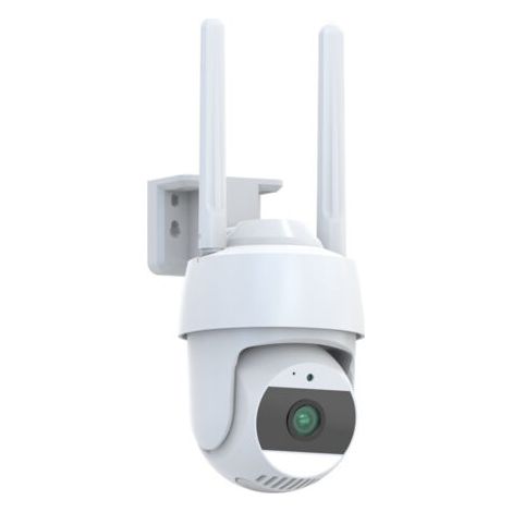 Caméras De Sécurité pour L'extérieur, Caméra De Surveillance Vidéo Domestique WiFi Étanche, Vision Nocturne Couleur 360° Vue Panoramique, Caméra Spotlight (1/5)