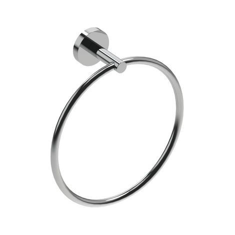 PORTA ASCIUGAMANI AD ANELLO MOD. CLASS Cromo cm 21 x h.23 x 7
