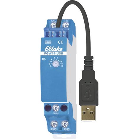 FGW14-USB Eltako bus RS485 Passerelle rack X243852