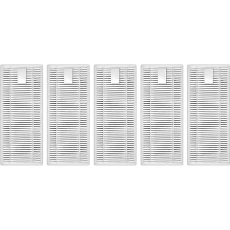 Lot de 5 filtres HEPA de rechange M310 compatibles avec aspirateur robot Lefant M310, kit de filtre, pièces de rechange, kit d'accessoires de filtres (1/5)