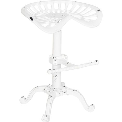 Barhocker Butch antik weiß