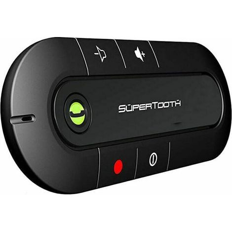 Kit manos libres Ulisem para coche, hogar y oficina, Bluetooth 5.3. Kit manos libres Bluetooth con visera y altavoz (negro). (1/5)