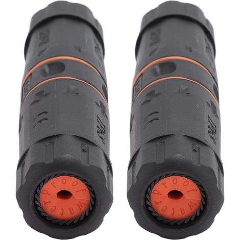 2 conectores Ethernet LAN CAT6A hembra-hembra impermeables IP68, 250 MHz, RJ45 (1/5)