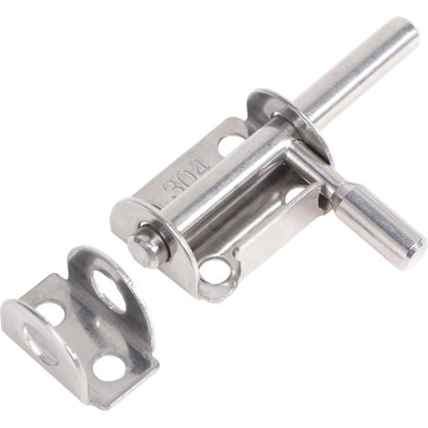 Verrous de porte Healeved en acier inoxydable 304 (2 pièces), boucle verrouillage antivol, renforcés