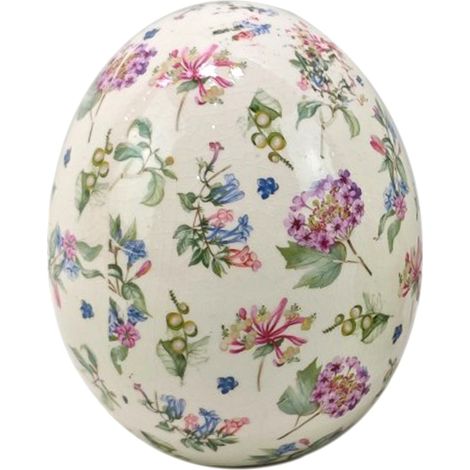 Sfera Decorativa in Ceramica Verde per Vasi e Portacandele, Accessorio Romantico per la Casa, 14 cm