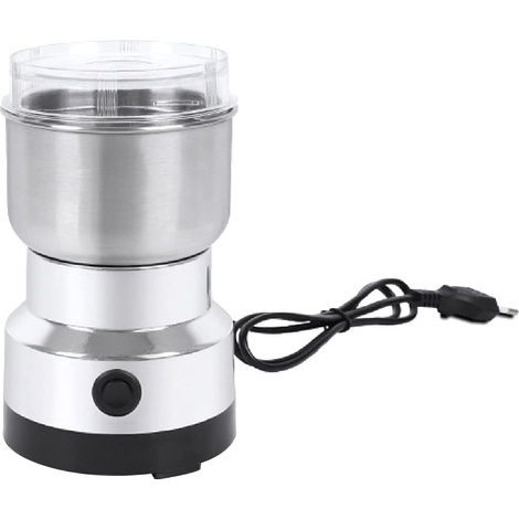 Moulin à café, moulin à épices, moulin à grains de café électrique 150 W, mini broyeur domestique, broyeur d'herbes multifonctions pour grains, noix, assaisonnement de grains de café, épices (1/5)