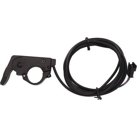 BelleRise – Daumengasgriff – 12–72 V, 3-polig, links/rechts montierbar – für E-Bikes und E-Scooter – Schwarz (1/5)
