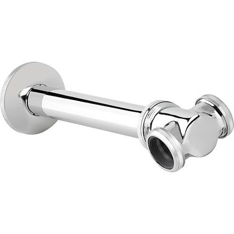 Raccord en T pour raccordement de 2 siphons de lavabo 1 1/4" x 1 1/2" x 1 1/4"