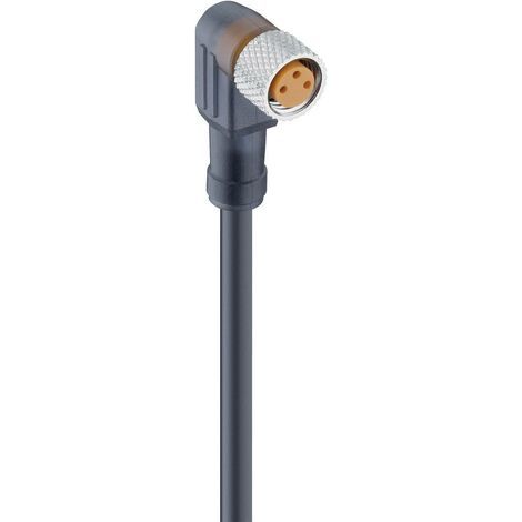Connecteur confectionné pour capteurs/actionneurs M8 Lumberg Automation RKMWV/LED A 3-224/5 M 14005-1 femelle, coudé 5. (1/2)