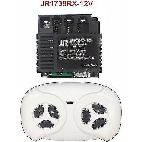Ecleanfy - Voiture électrique Jr-rx-12v pour enfants avec télécommande Bluetooth et démarrage progressif. Modèles Jr1958rx et Jr1858rx/jr1738rx (JR1738RX). Ensemble complet. (1/5)