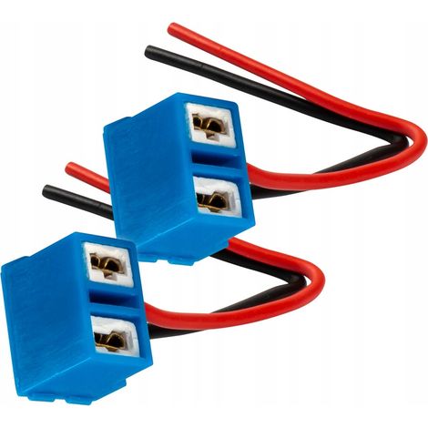 Keramikwürfel-Winkel-Würfel-H7-Fassung-Stecker-Glühbirnenanschluss 2 Stück