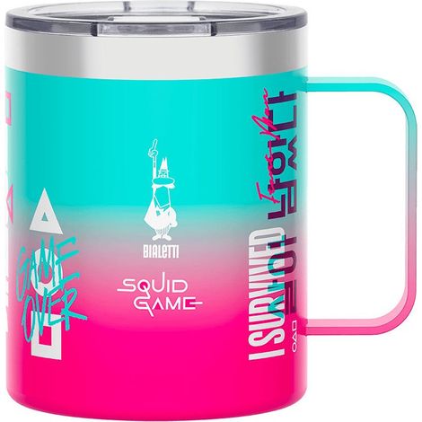Bialetti SQUID003 thermos 360 ml Multicolore Acier inoxydable
