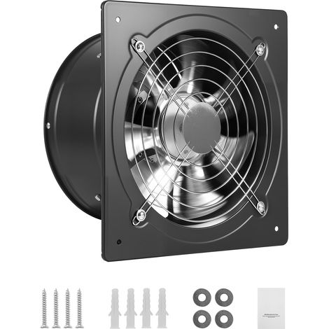 Mophorn Abluftventilator 300x300 mm, Effizienter Wandventilator mit Drehzahlregelung, 1678 m³/h Luftstrom, 50 W, Geräuscharmer Ventilator für Dachboden, Keller, Werkstatt, Küche und Hühnerstall (1/5)
