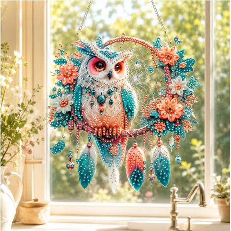 New Hummingbird Acrylic Decorations - Diamond Painting - Style C -