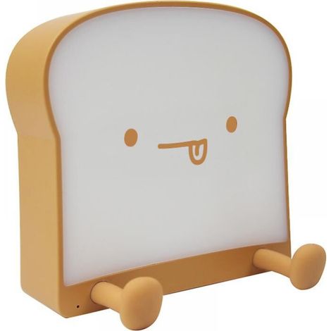 Veilleuse de style dessin animé pour chevet, lumière d'ambiance, support de téléphone portable pour sommeil prolongé (1 pièce) (1/5)