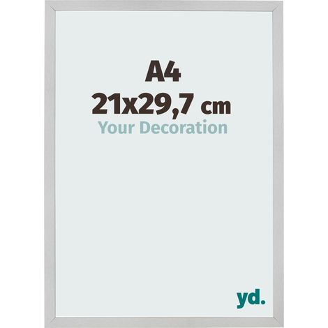 yd. - Cadre photo A4 21x29.7 - Acier Inoxydable - MDF - Bologna (1/5)