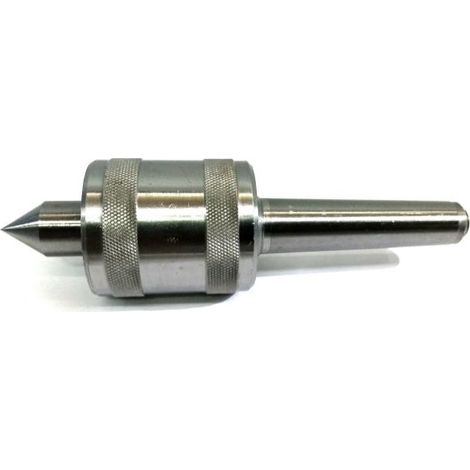 CONTROPUNTA ROTANTE PER TORNIO CONO MORSE 1 2 3 4 CON ATTACCO MT1 MT2 MT3 MT4 MT-4