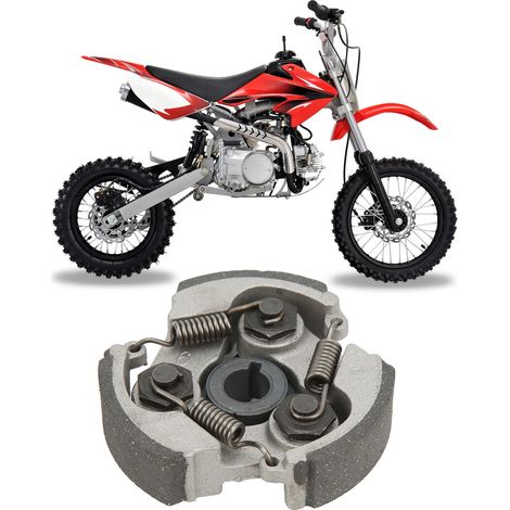 Ensemble d'embrayage en aluminium adapté aux motos tout-terrain et quads Pocket 2 temps de 43cc, 47cc et 49cc. (1/5)