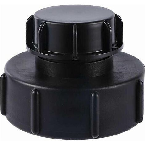 Adaptateur IBC S100x8 vers réduction S60x6 filetage grossier avec bouchon de réservoir, adaptateur pour réservoir IBC, adaptateur de robinet, tuyau d'arrosage pour vanne de réservoir d'eau de pluie (1/3)