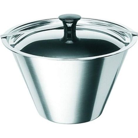 Artame ART35516 bagnomaria-Stampo per budino, in Acciaio Inox, Colore: Argento, Acciaio Inox, Argento, 16x9,5x14 cm