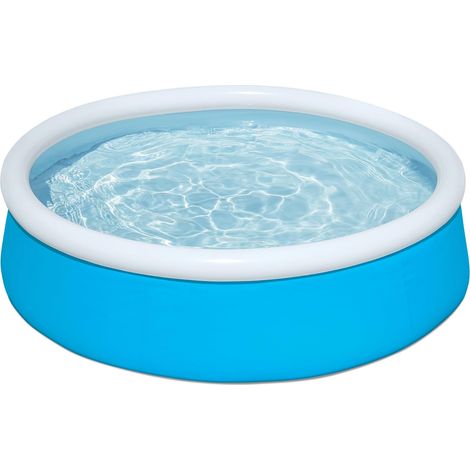 Piscine gonflable pour enfants, piscine gonflable ronde pour enfants et tout-petits, piscine extérieure, 1,52 m x 38 cm (1/5)