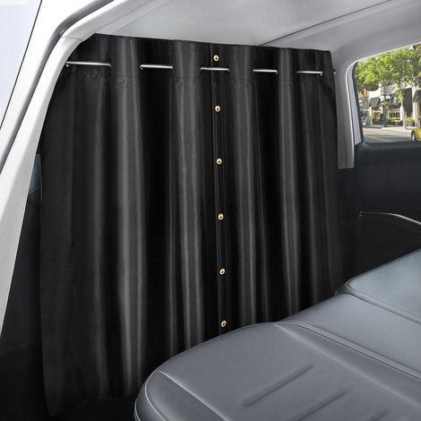 Rideau occultant pour voiture, séparateur d'intimité, tissu Oxford, 161x107cm (1/5)