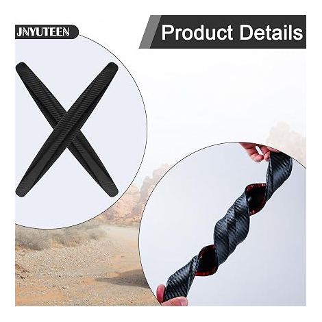 Protections d'Angle de Pare-Chocs Auto, Protection Universelle de Pare-Chocs avec Autocollants de Rétroviseur pour Extérieur Auto (1/4)