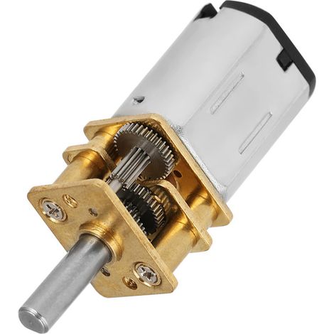 Moteur à engrenage métallique N20 DC 3V-12V, vitesse 50-2000 RPM pour applications de réduction (1/5)