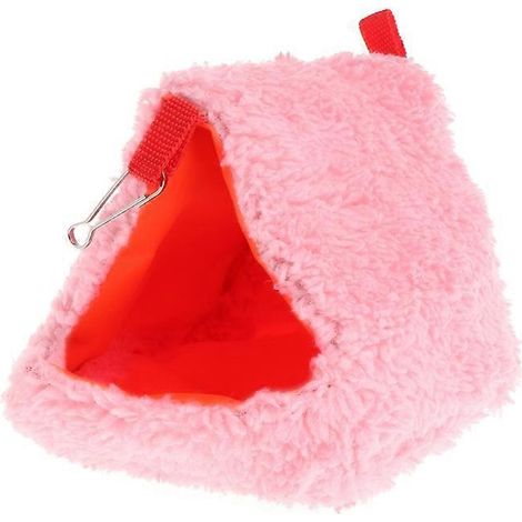 Hamac douillet pour hamster, cage pour petits animaux, lavable, chaud et suspendu, nid douillet pour chinchilla, perroquet, cochon d'Inde et rat. (1/5)