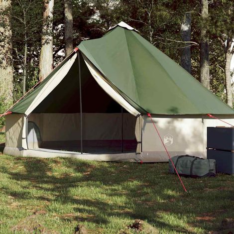 vidaXL Family Tent Tipi 6-Person Green Waterproof (1/5)