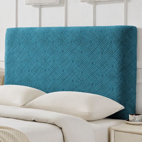 Housse de tête de lit élastique épaissie jacquard 1,5 m Bleu pierre 1.5 1.4-1 7 réf 25 × 20 × 5 cm 420 g – Livraison gratuite