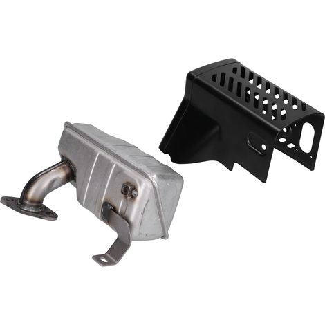 Silencieux d'échappement en fer pour moteur 5CV EY20, pièce de rechange compatible 227-30101-01 et 227-30203-01, pot d'échappement robuste, remplacement direct. (1/5)