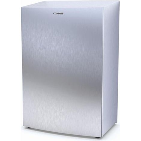Poubelle en acier inoxydable 25 l pour papier, corbeille à papier en acier inoxydable